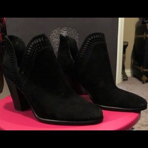Vince Camuto Black Suede Booties